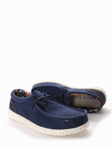 Sneakers blu canvas