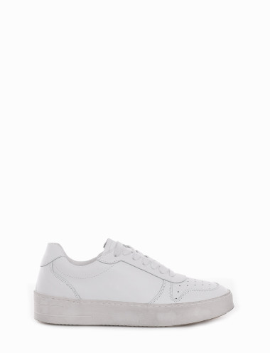 Sneakers blanco cuero