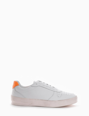 Sneakers blanco cuero