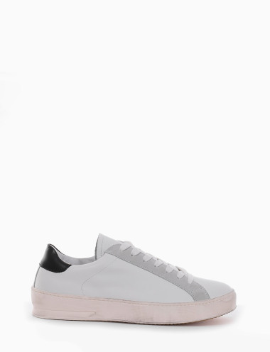 Sneakers blanco cuero