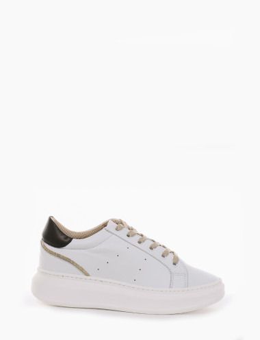 Sneakers blanco cuero