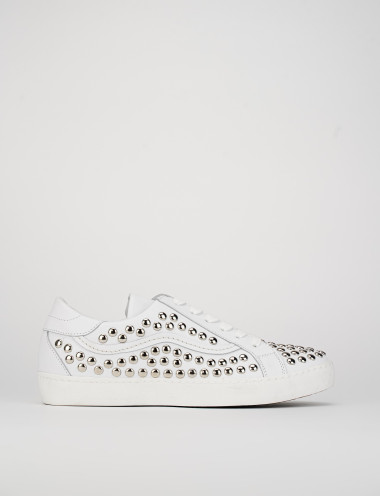 Zapatillas deportivas blanco cuero