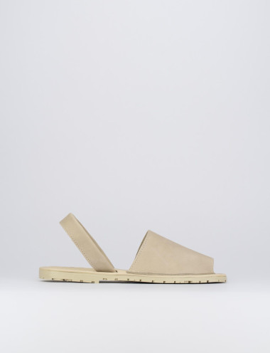 Espadrillas beige leather
