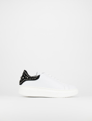 Zapatillas deportivas blanco cuero