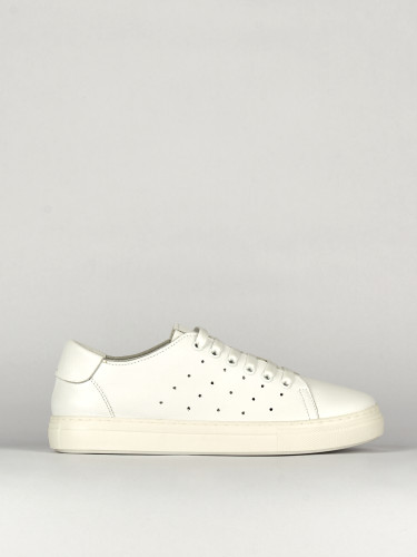 Zapatillas deportivas blanco cuero