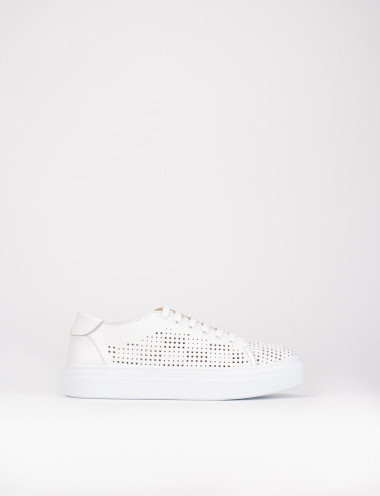 Sneakers white leather