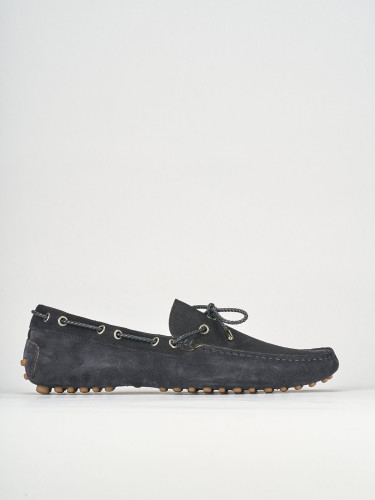 Mocasines azul ante