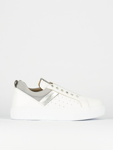 Zapatillas deportivas blanco cuero