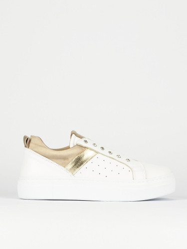 Sneakers pelle bianco