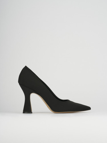 Décolleté tacco 10cm licra nero