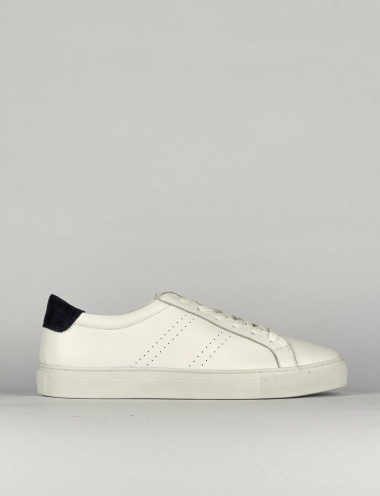 Zapatillas deportivas blanco cuero