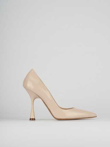 Zapatos de salón tacón 9 cm rosa charol
