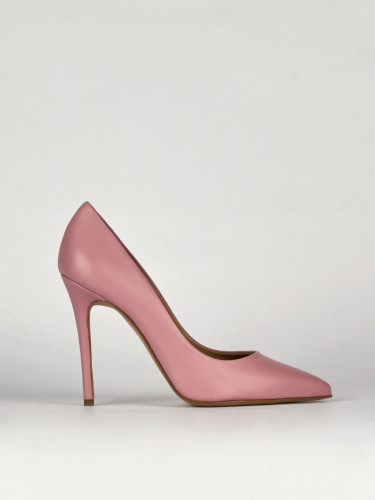 Decolte' tacco 11 cm rosa pelle
