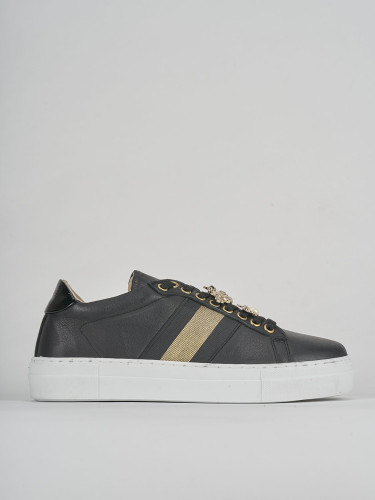 Zapatillas deportivas negro cuero