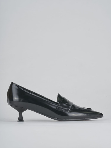 Pumps heel 5 cm black leather