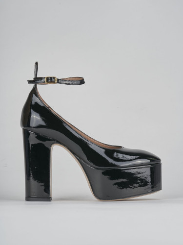 Décolleté tacco 8cm vernice nero
