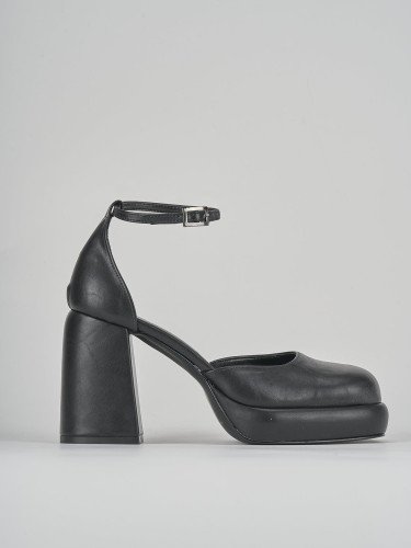 Pumps heel 11 cm black leather