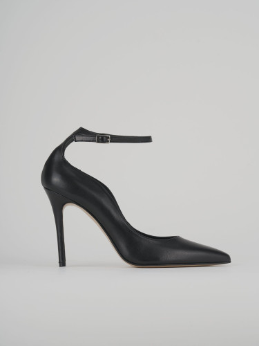 Pumps heel 10 cm black leather