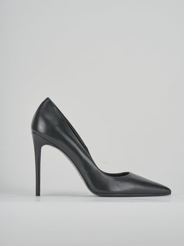 Pumps heel 11 cm black leather
