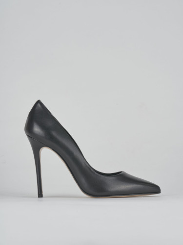 Pumps heel 11 cm black leather