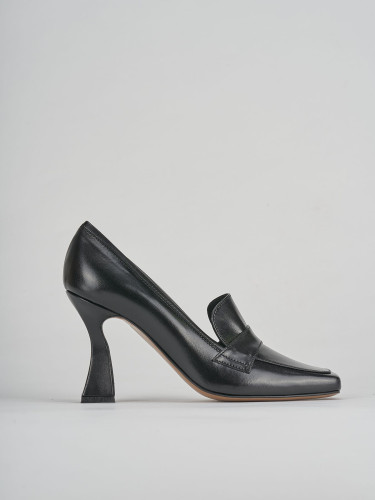 Pumps heel 9 cm black leather