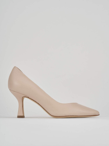 Pumps heel 7 cm pink leather