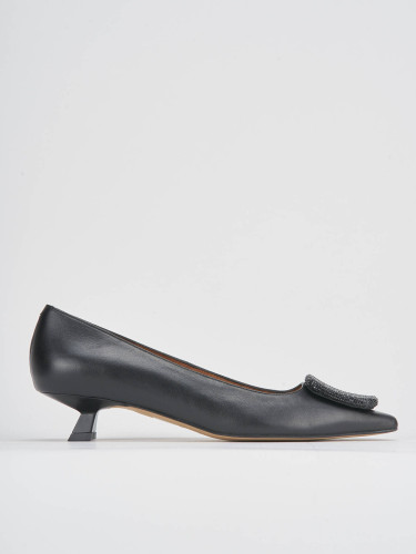 Décolleté tacco 3cm pelle nero