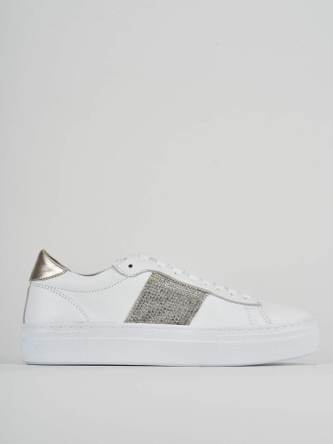 Sneakers pelle bianco