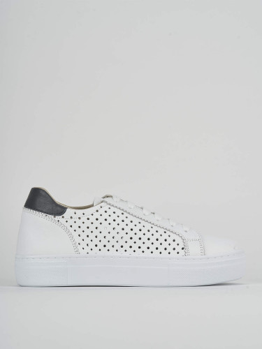 Zapatillas deportivas blanco cuero