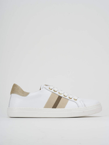 Zapatillas deportivas blanco cuero