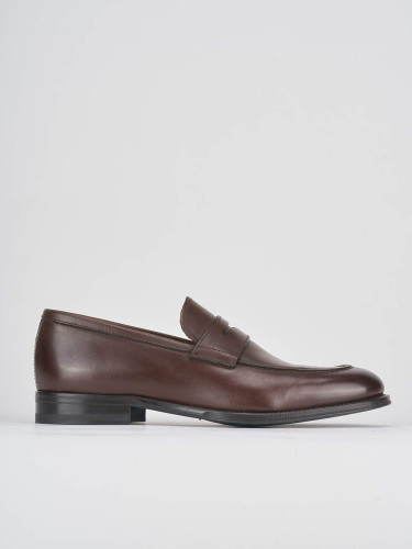 Mocasines marrón cuero