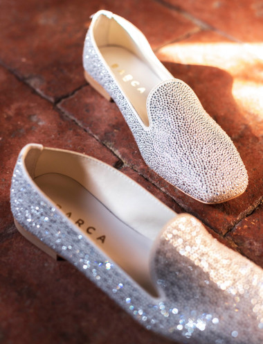 Bailarinas tacón 1 cm beis ante