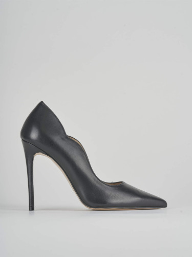 Pumps heel 10 cm black leather