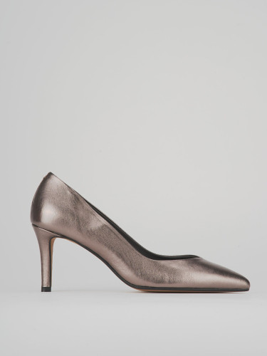 Décolleté tacco 7cm pelle beige