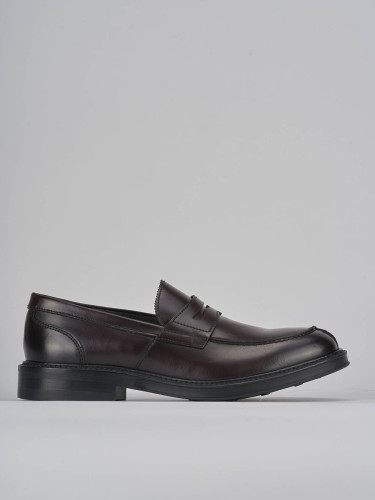 Mocassini pelle bordo'