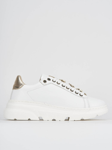 Zapatillas deportivas blanco cuero