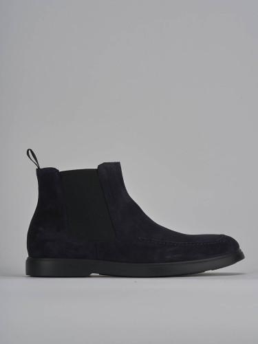 Botines azul ante