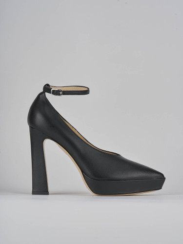 Décolleté tacco 11cm pelle nero