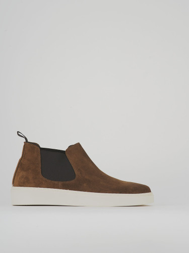 Botines marrón ante
