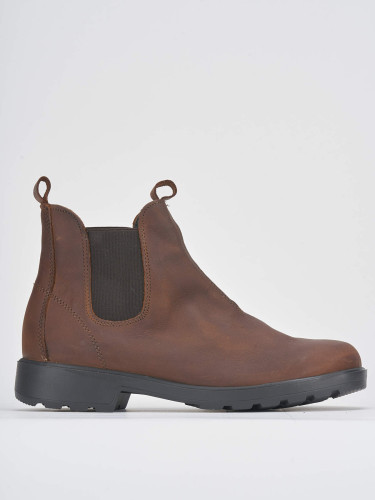 Botines marrón oscuro nobuk