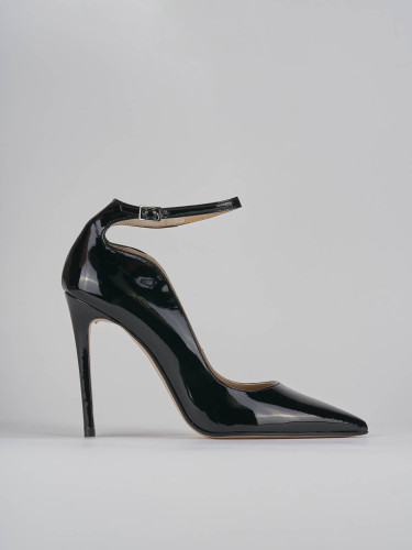 Zapatos de salón tacón 11 cm negro charol