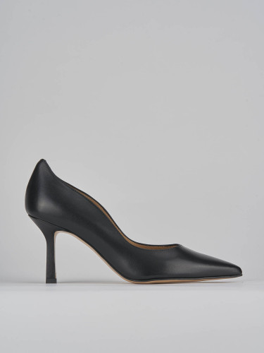 Décolleté tacco 8cm pelle nero