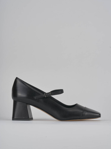 Décolleté tacco 5cm pelle nero