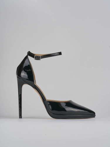 Décolleté tacco 11cm vernice nero