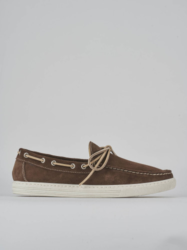 Loafers dark brown suede