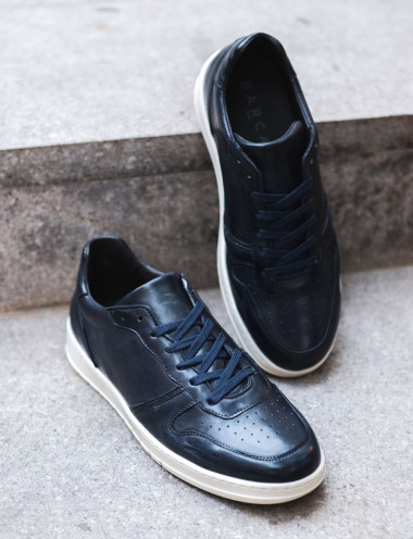 Zapatillas deportivas azul cuero