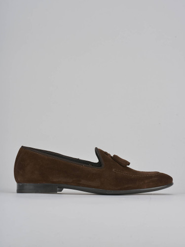 Mocasines marrón oscuro ante