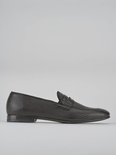 Mocasines marrón oscuro cuero