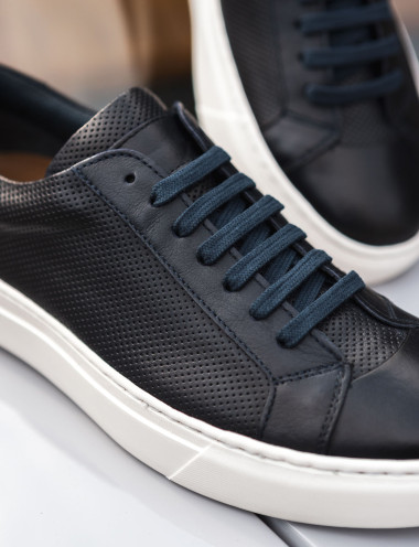 Zapatillas deportivas azul cuero