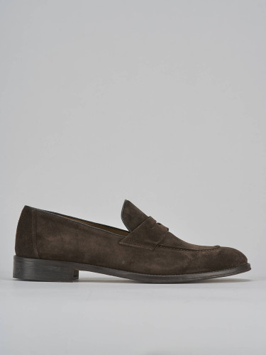 Mocasines marrón oscuro ante